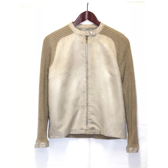 Designers Original Studio Bomber Jacket Sz S Beige - Picture 1 of 4